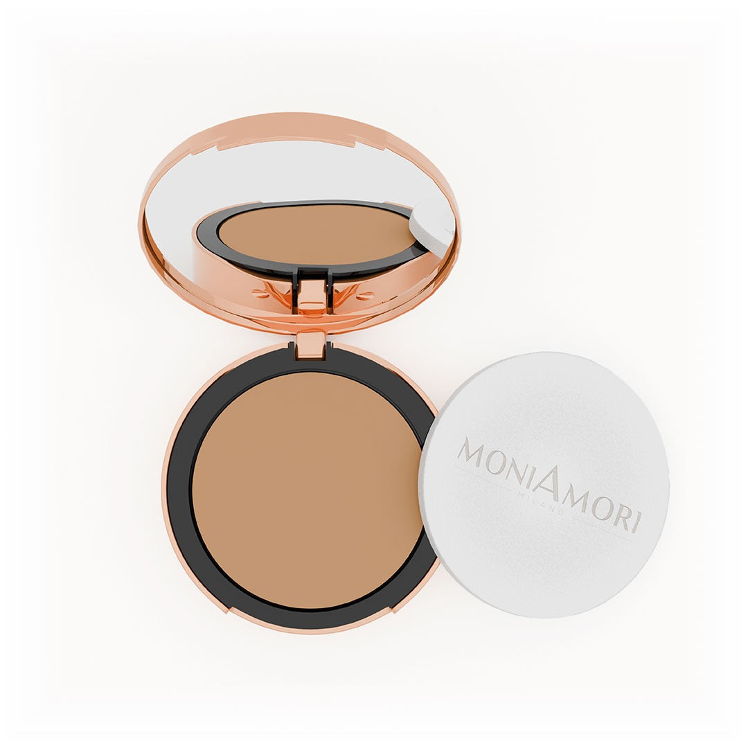 MoniAmori Solar Defence — Cinnamon Roll | Fond de teint compact SPF 30