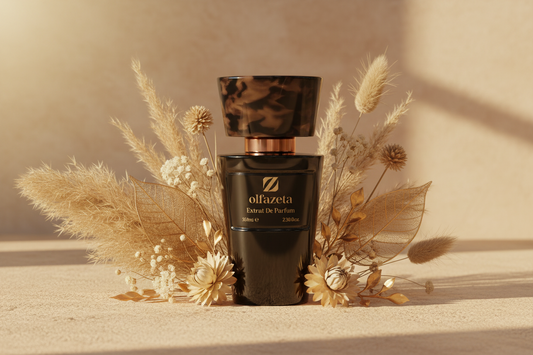 Flacon Olfazeta Extrait de Parfum noir aux notes boisées, cèdre et vétiver — Belluxa.fr