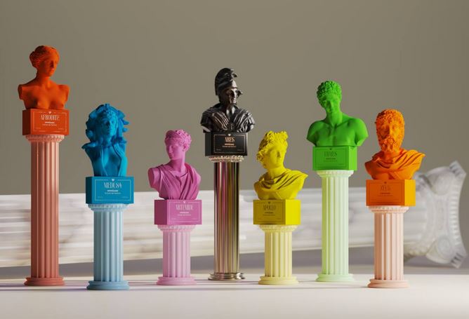 Flacon Mytologik Chogan inspiré de la mythologie grecque — nouvelle collection parfum — Belluxa.fr