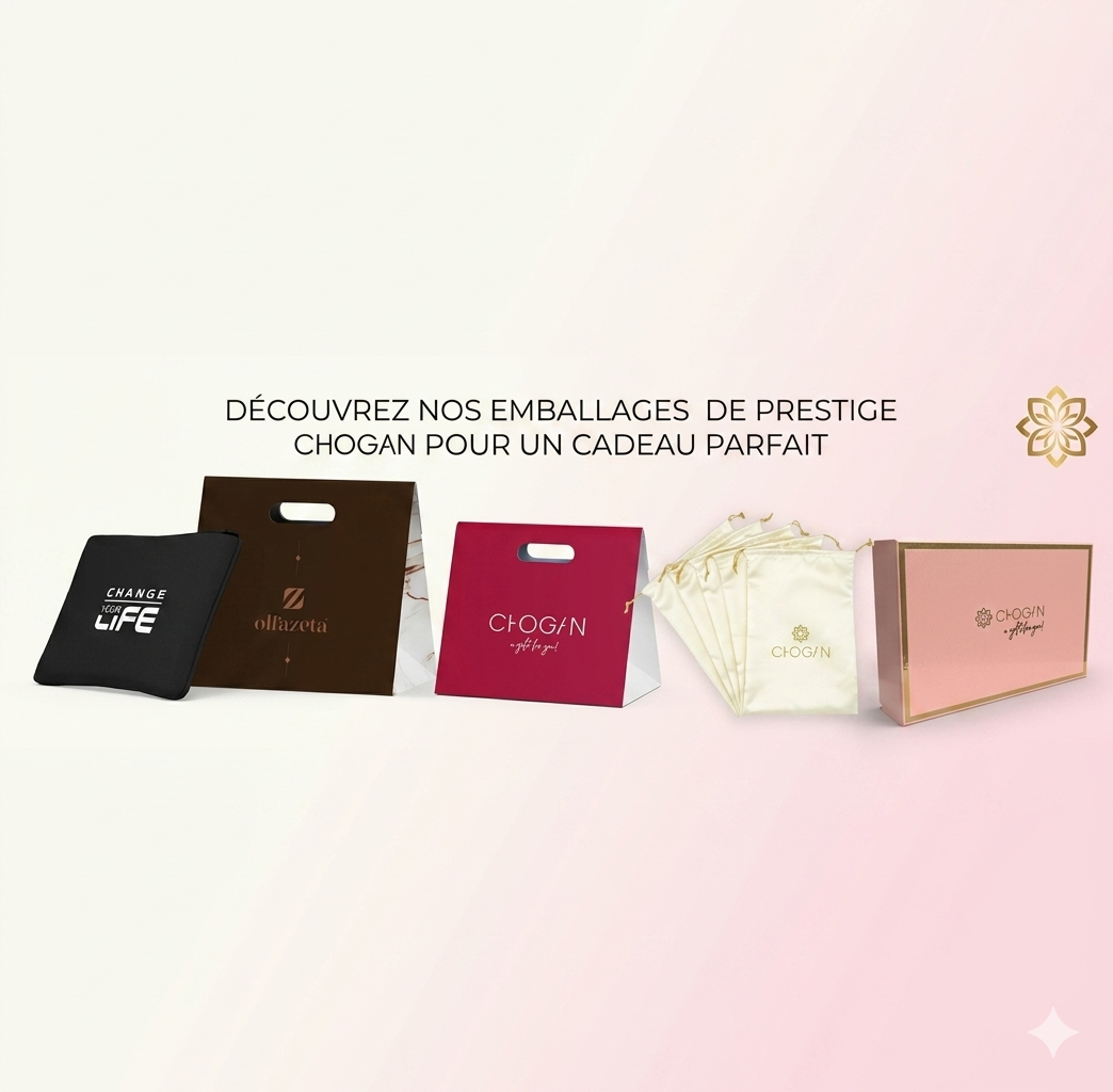 Emballages Cadeaux Chogan | Sacs & Pochettes | Partenaire Officiel Chogan Group