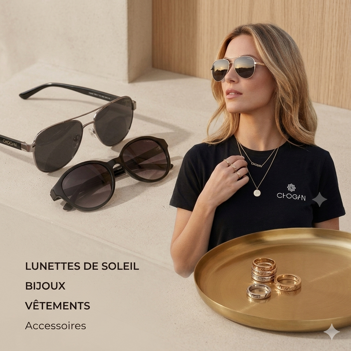 Accessoires Chogan | Lunettes, Bijoux & Vêtements | Made in Italy | Belluxa.fr