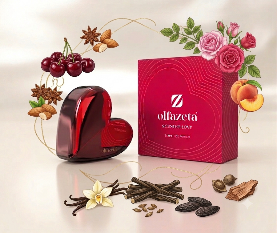 Scented Love – Extrait de Parfum for Her
Un cœur précieux renferme un parfum doux et irrésistible, unique comme la personne qui le portera.
