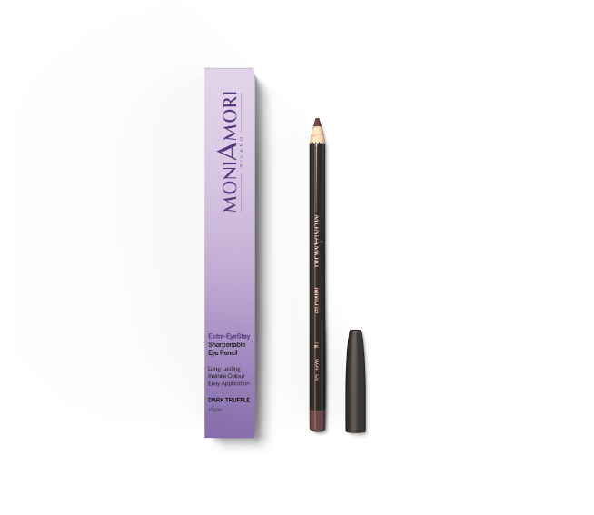 MoniAmori Extra-EyeStay Dark Truffle MM019 — Crayon yeux à tailler longue tenue végan — Belluxa.fr