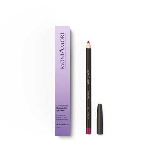 MoniAmori Extra-EyeStay Wild Magenta MM016 — Crayon yeux à tailler longue tenue végan — Belluxa.fr