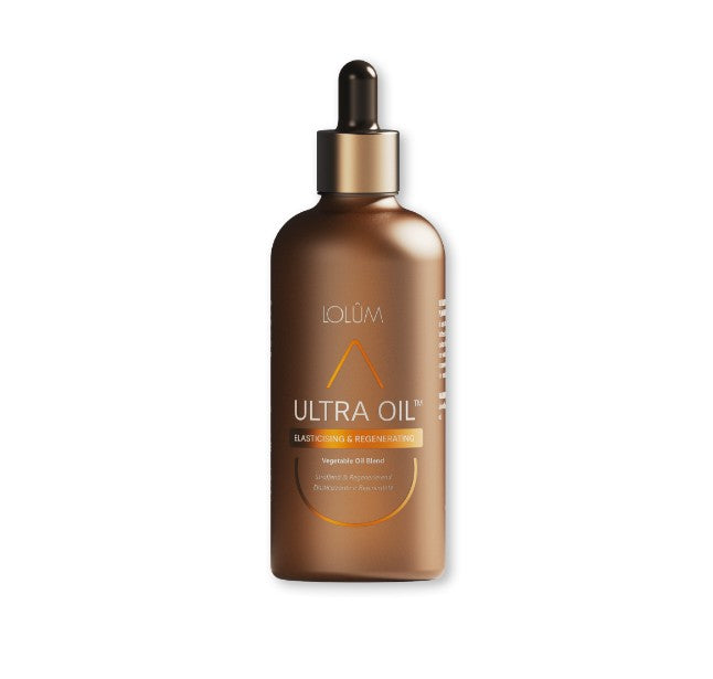 Flacon LOLUM LO008 ULTRA OIL Assouplissant & Régénérant — Huile végétale amande douce, argan & squalane végétal 50ml — Belluxa.fr