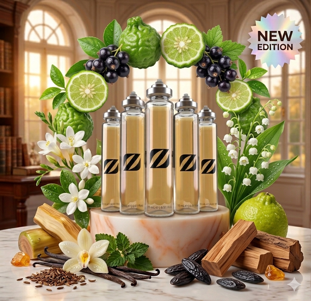 Coffret découverte 5 flacons de parfum Chogan 14 de 15ml chacun, format voyage, fragrance inspirée de luxe, idéal pour offrir 